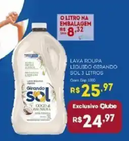 Bistek Supermercados Lava roupa líquido girando sol oferta