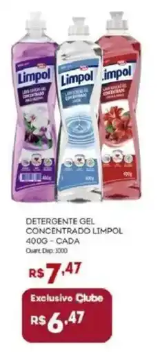 Bistek Supermercados Detergente gel concentrado limpol oferta