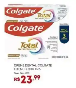 Bistek Supermercados Creme dental colgate total oferta