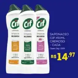 Bistek Supermercados Saponaceo cif 450ml cremoso oferta