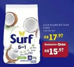Bistek Supermercados Lava roupa pó surf oferta