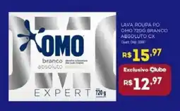 Bistek Supermercados lava roupa pó omo branco absoluto cx oferta