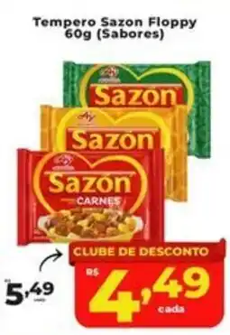 Rede uniforça Tempero Sazon Floppy 60g (Sabores) oferta
