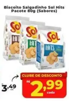 Rede uniforça Biscoito salgadinho sol hits oferta