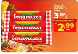 Rede uniforça Macarrão espaguete bonamezza oferta