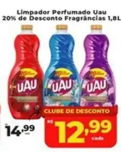 Rede uniforça Limpador Perfumado Uau oferta