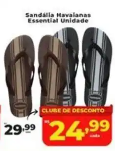 Rede uniforça Sandália havaianas essential unidade oferta