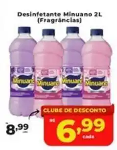 Rede uniforça Desinfetante Minuano 2L (Fragrâncias) oferta