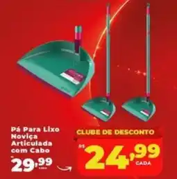 Rede uniforça Pá Para Lixo Noviça Articulada com Cabo oferta