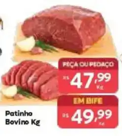 Barbosa Supermercados Patinho Bovino oferta