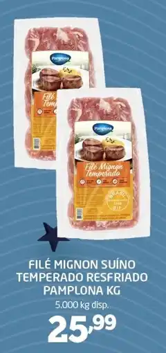 Cooper Filé mignon suíno temperado resfriado pamplona kg oferta