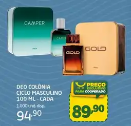 Cooper Deo colônia ciclo masculino oferta