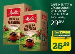 Cooper Café melitta a vácuo sabor da fazenda oferta
