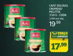 Cooper Café solúvel cremoso melitta oferta