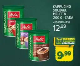 Cooper Cappuccino solúvel melitta oferta
