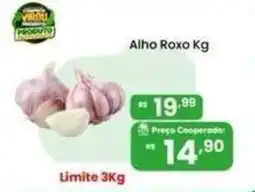 Coocerqui Alho Roxo Kg oferta