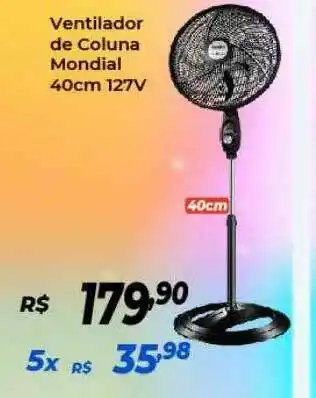 Atakarejo Ventilador De Coluna Mondial 40cm 127v oferta