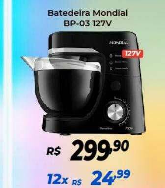 Atakarejo Batedeira Mondial Bp-03 127v oferta