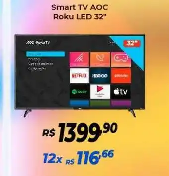 Atakarejo Smart Tv Aoc Roku Led 32 oferta