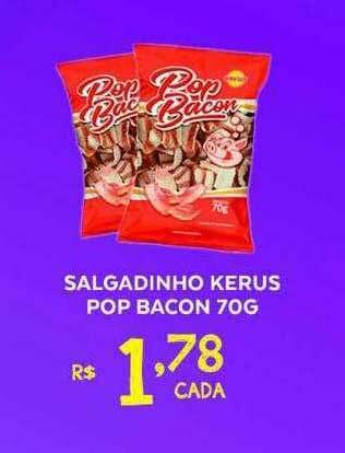 Salgadinho Kerus Pop Bacon