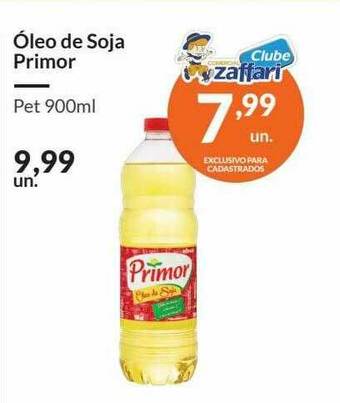 Zaffari óleo De Soja Primor oferta