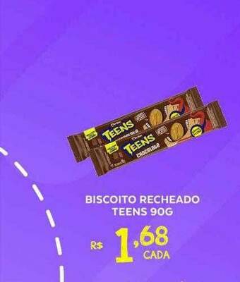 Bahamas Mix Biscoito Recheado Teens oferta