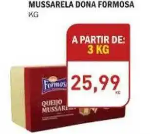 Decisão Atacarejo Mussarela Dona Formosa oferta