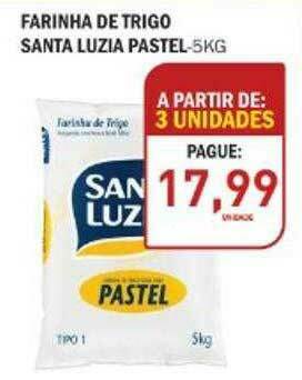 Decisão Atacarejo Farinha De Trigo Santa Luzia Pastel oferta