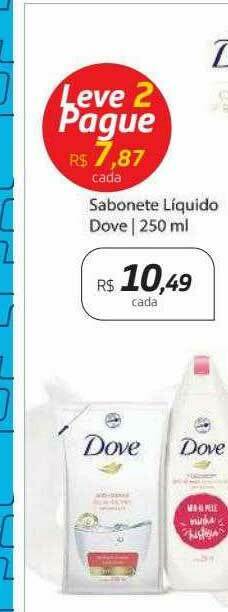 Drogal Sabonete Líquido Dove oferta