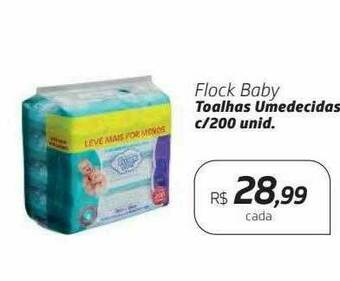 Drogal Flock Baby Toalhas Umedecidas oferta