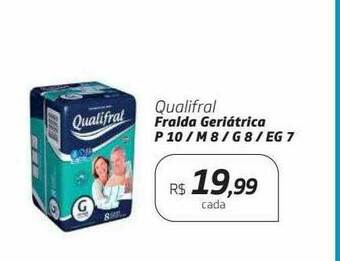 Drogal Qualifral Fralda Geriátrica oferta