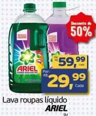 Cometa Supermercados Lava roupas líquido ariel oferta