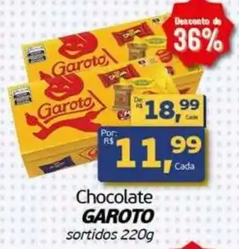 Cometa Supermercados Chocolate garoto sortidos oferta