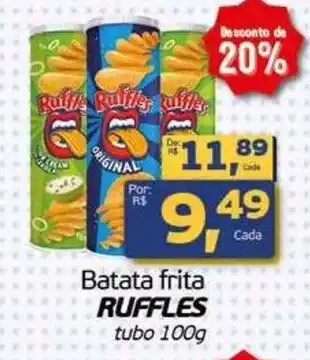 Cometa Supermercados Batata frita ruffles oferta
