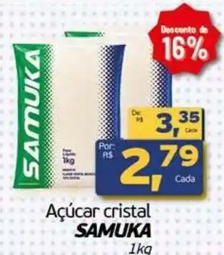 Cometa Supermercados Açúcar cristal samuka oferta