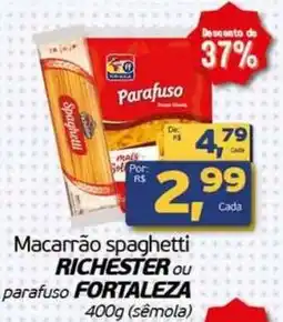 Cometa Supermercados Macarrão spaghetti richester ou parafuso fortaleza oferta