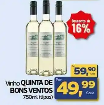 Cometa Supermercados Vinho quinta de bons ventos oferta