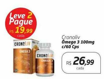Drogal Cronoliv ômega 3 100mg C 60 Cps oferta
