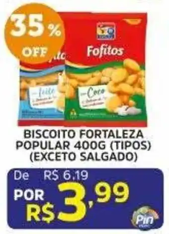 Pinheiro Supermercado Biscoito fortaleza popular oferta