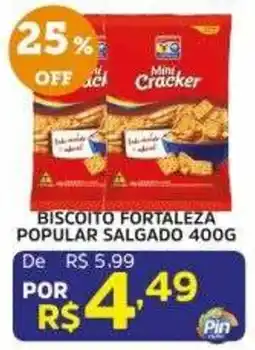 Pinheiro Supermercado Biscoito fortaleza popular salgado oferta