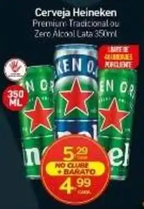 Rede Bom Lugar Cerveja Heineken Premium Tradicional ou Zero Alcool oferta