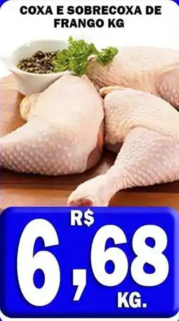 Compre Bem Coxa e sobrecoxa de frango kg oferta