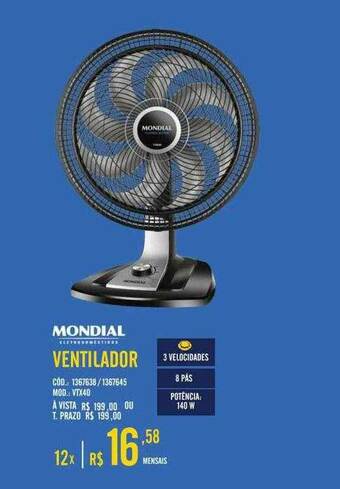 Zema Mondial Ventilador oferta
