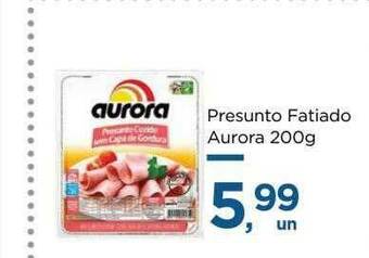 Super São Luiz Presunto Fatiado Aurora oferta