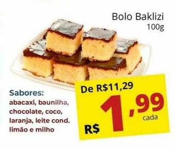 Supermercados Baklizi Bolo Baklizi oferta