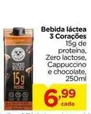 Carrefour 3 corações - bebida láctea oferta