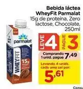 Carrefour Parmalat - bebida láctea wheyfit oferta