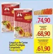 Atacadão Perdigão - linguica de carne suina congelada oferta