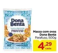Carrefour Dona benta - massa com ovos parafuso oferta