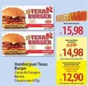 Atacadão Texas - hamburguer burger oferta